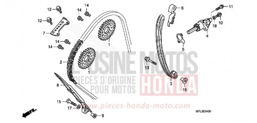 CATENA DISTRIBUZIONE/TENDICATENA CBR1000RR9 di 2009